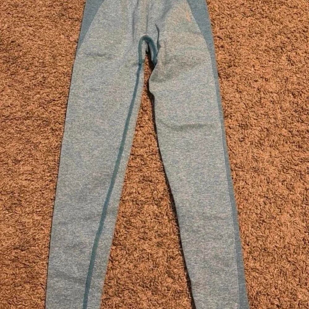 Gymshark Women's Blue and Green Leggings